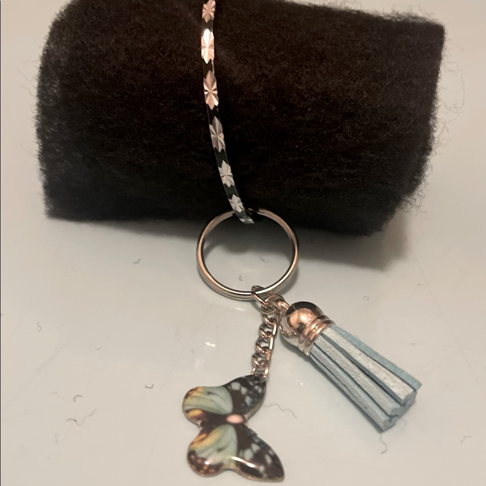 Key chain ring bracelet